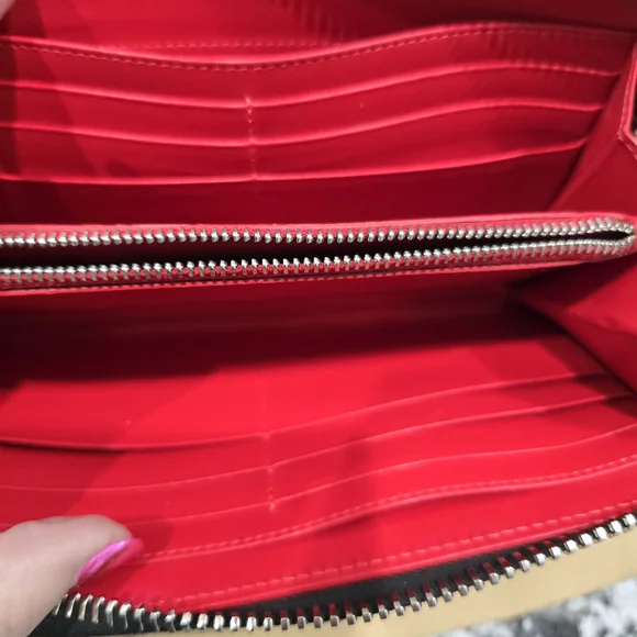 Christian Louboutin Silver Studded Wallet - Picture 5 of 8